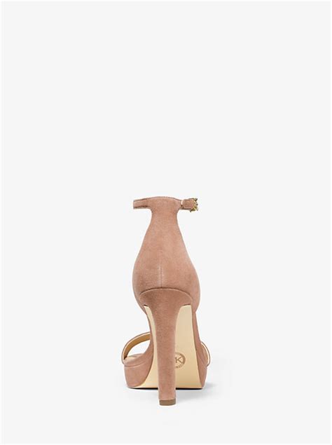 MICHAEL Michael Kors Margot Suede Platform Sandals.